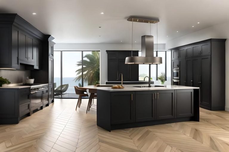 Lemari dapur Matte Black 768x512