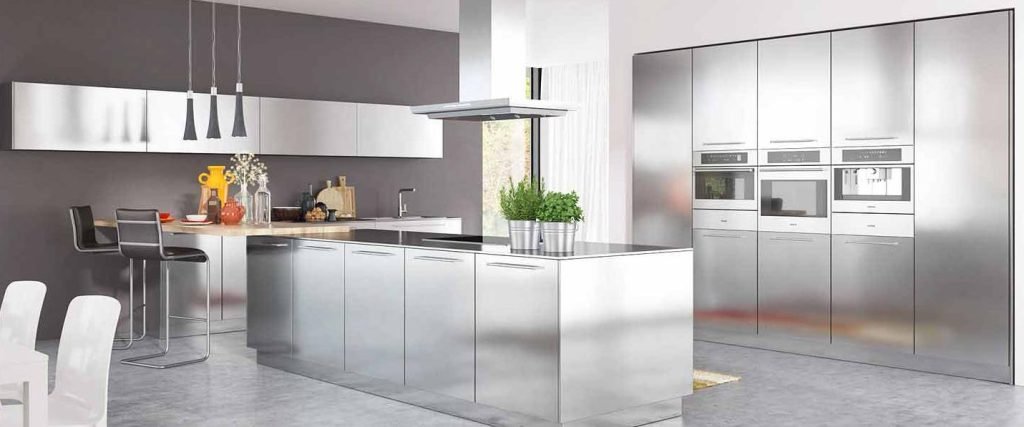 Lemari dapur logam