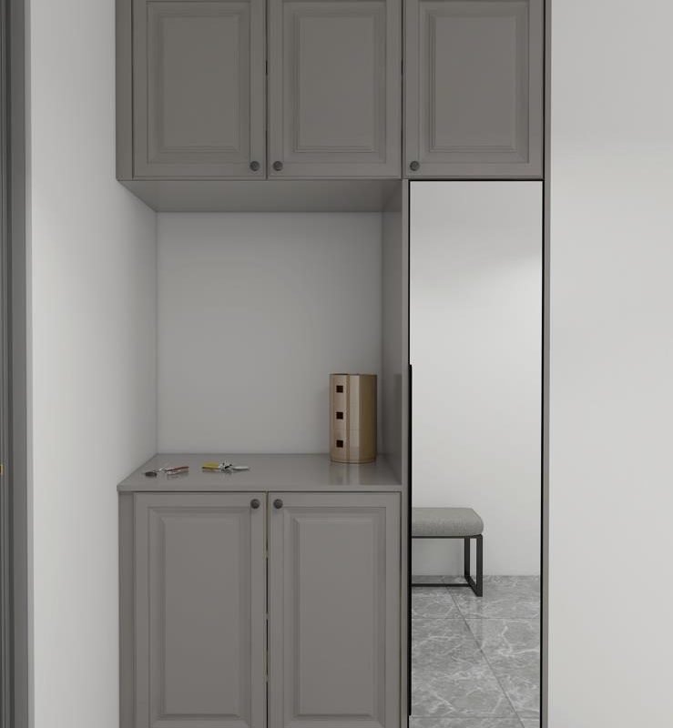 kabinet pintu masuk yang sempit