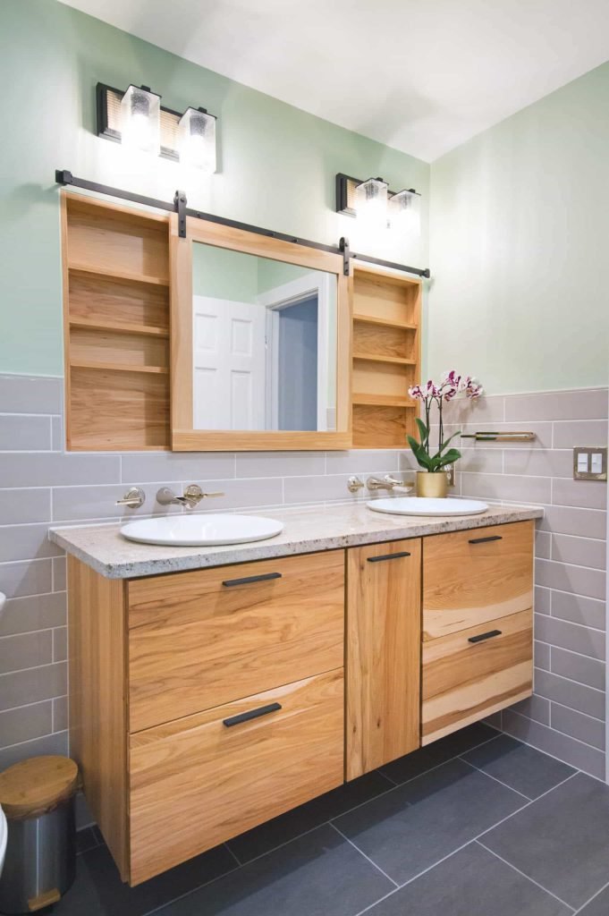 Desain lemari kamar mandi