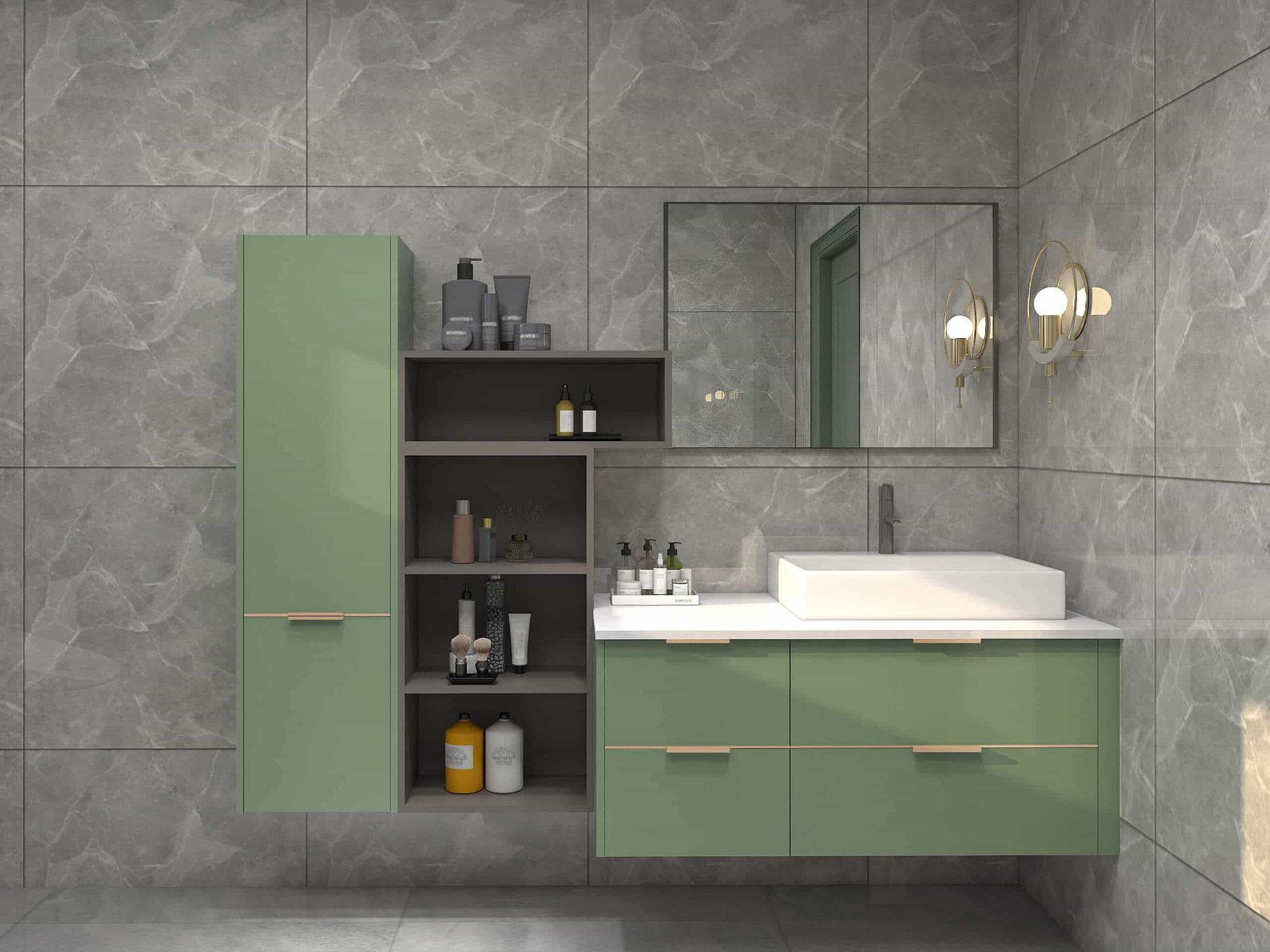 Lemari gantung kamar mandi