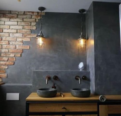 kamar mandi kesombongan Desain Terinspirasi industri